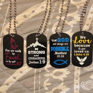 Inspirational Dog Tags (Unisex)